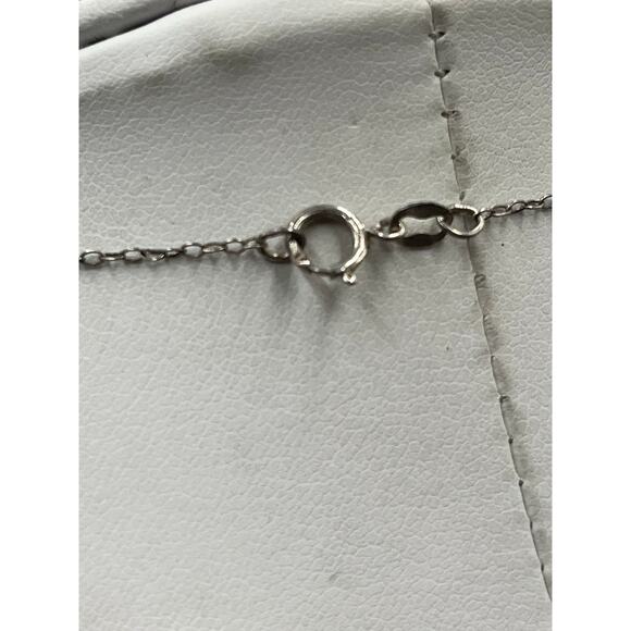 KIM Signed Sterling Wedding Necklace Lovers Embrace Infinity Pendant Adam Eve - Picture 5 of 16